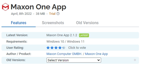 Maxon-One-App