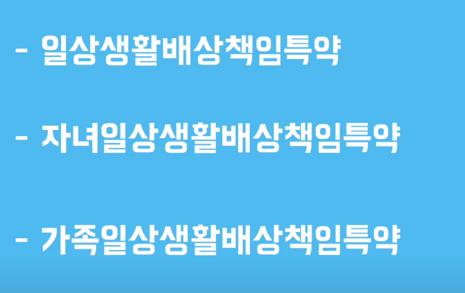 일상배상책임보험 종류