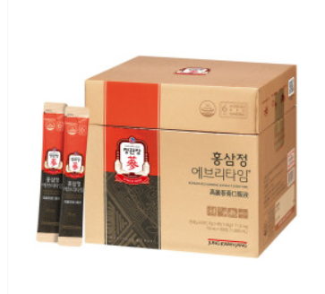 정관장 에브리타임 종류와 홍삼의 효능