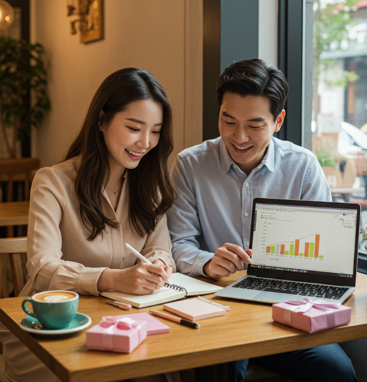 선물 전략과 예산 잡기