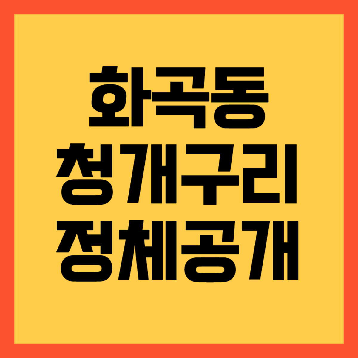 화곡동청개구리정체