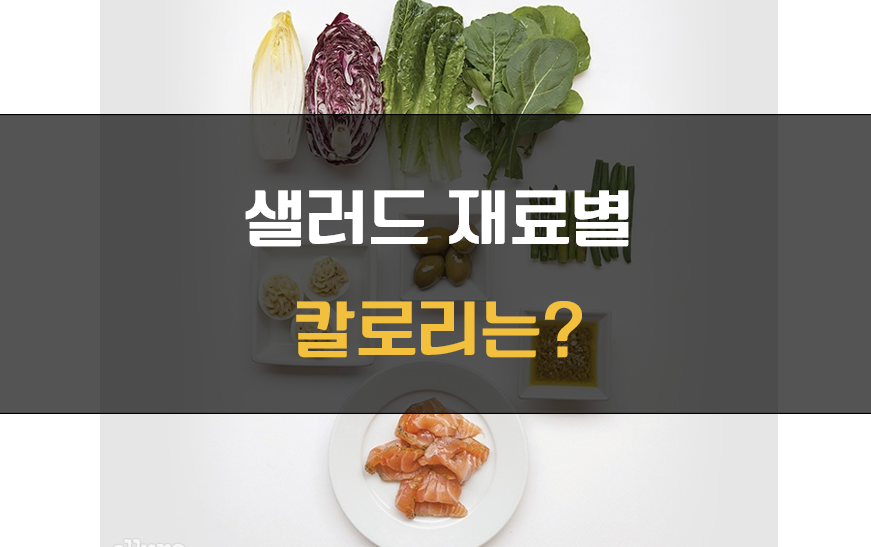 샐러드 재료별 칼로리