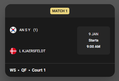 2026 BWF 말레이시아 오픈