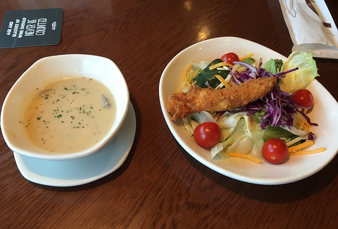 아웃백-공항점-수프-샐러드