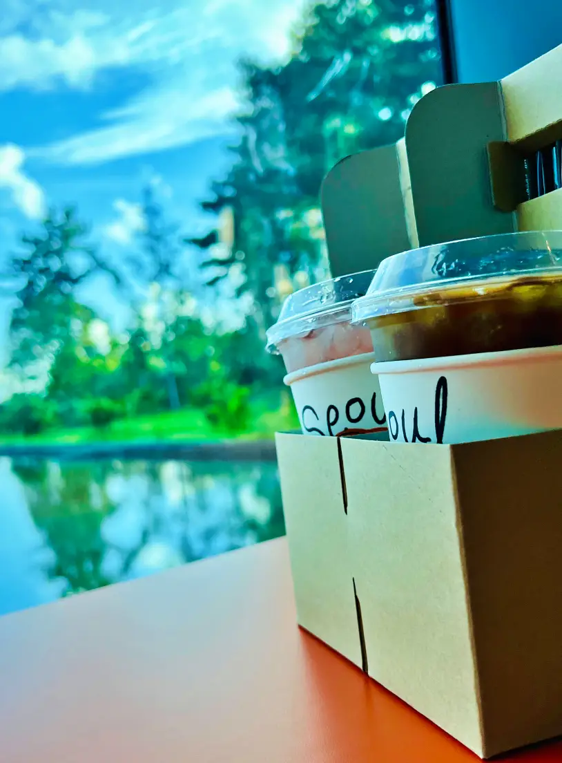 주문했는 음료 사진