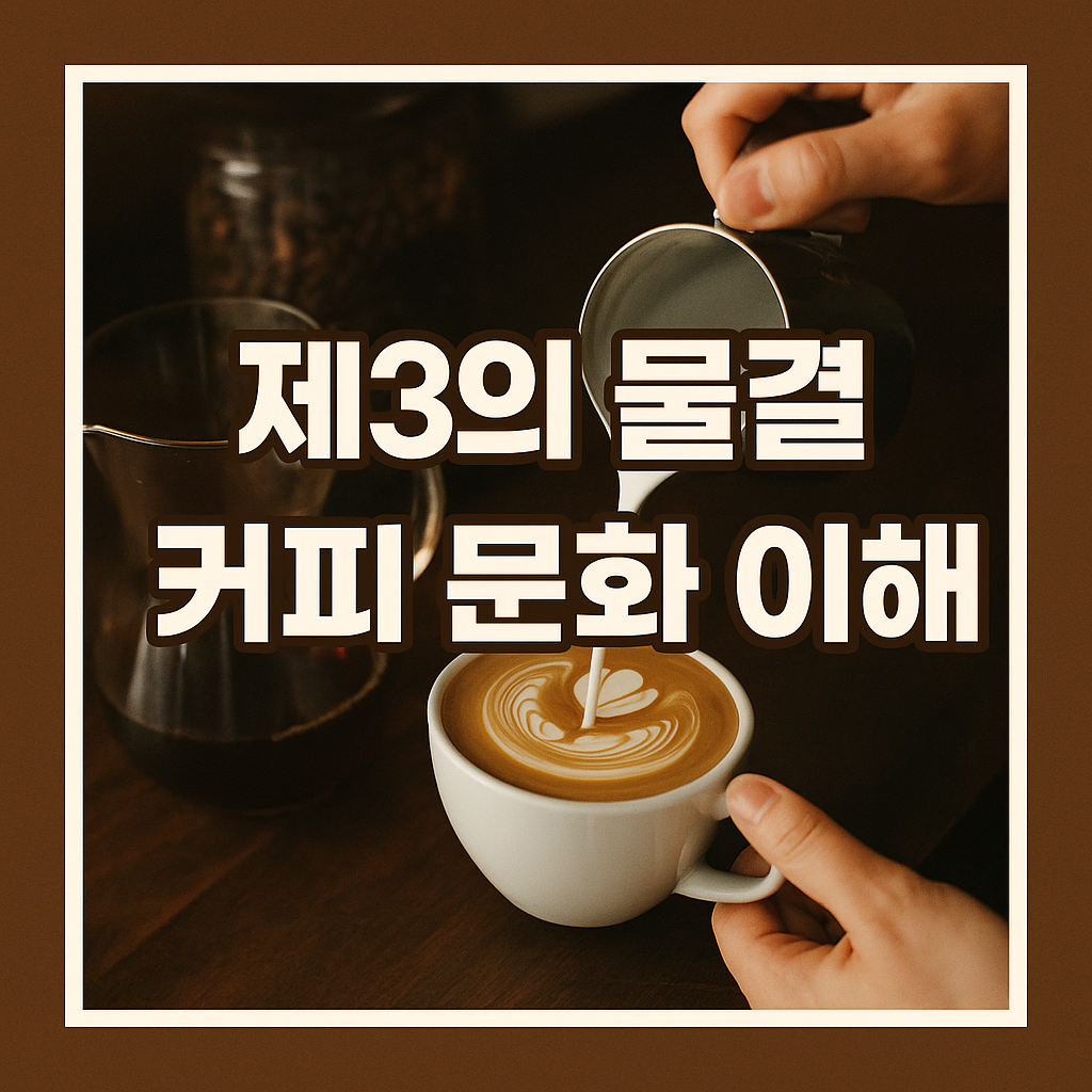 제3의 물결 커피 문화 이해