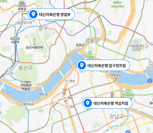 대신저축은행 지점