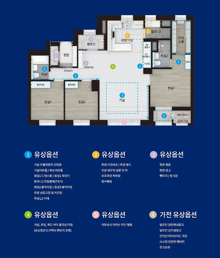 하남감일 한양수자인 평면도