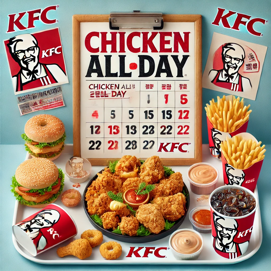 KFC 치킨올데이 날짜 &amp;#44; KFC 치킨올데이 메뉴 1