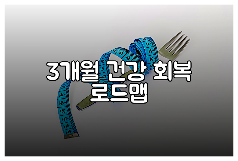 3개월 건강 회복 로드맵