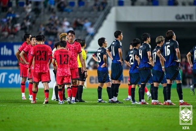 한국과 일본 축구국가대표팀
