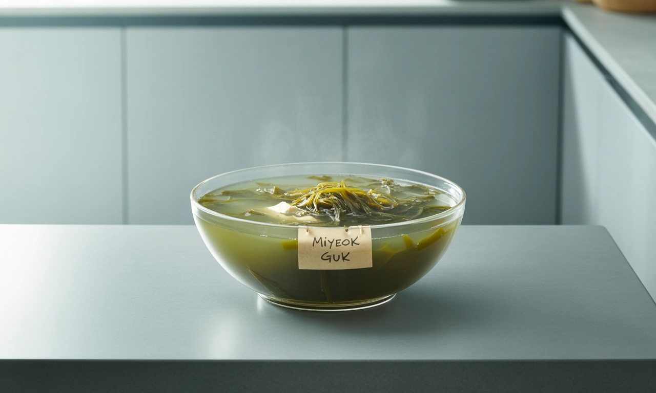 미역국이 뿌옇게 되지 않게 끓이는 비밀 노하우 공개