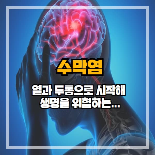 수막염, 열과 두통으로 시작해 생명을 위협할 수 있습니다