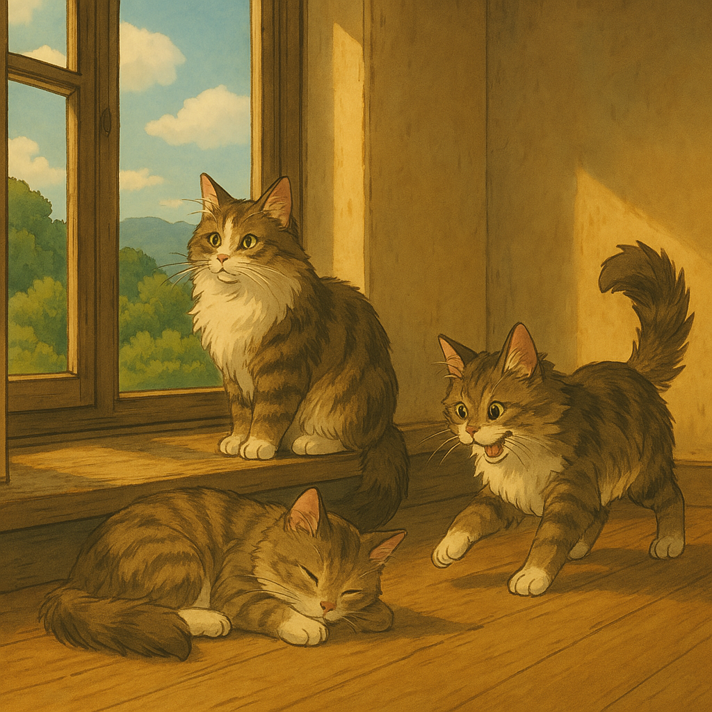 고양이 3마리 이미지 썸네일