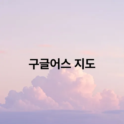 구글어스 지도