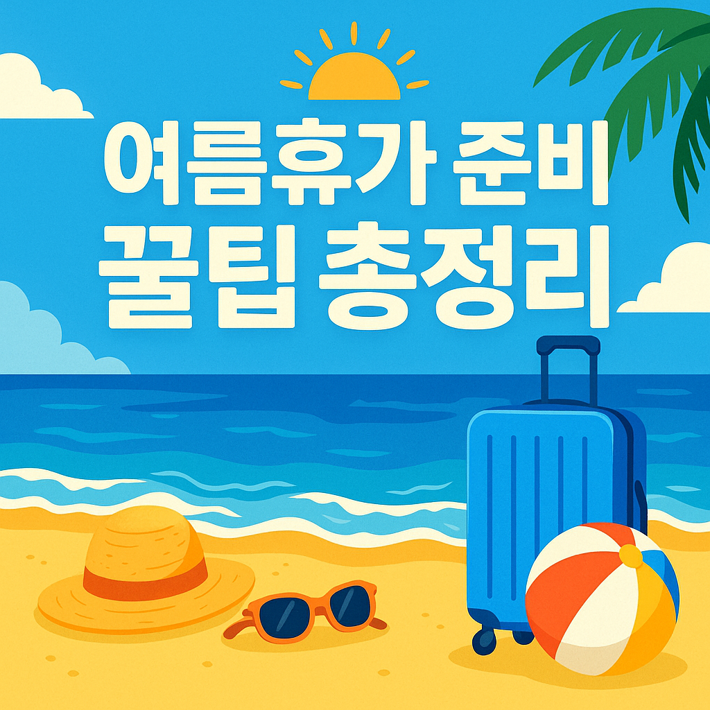 여행 준비 꿀팁 총정리