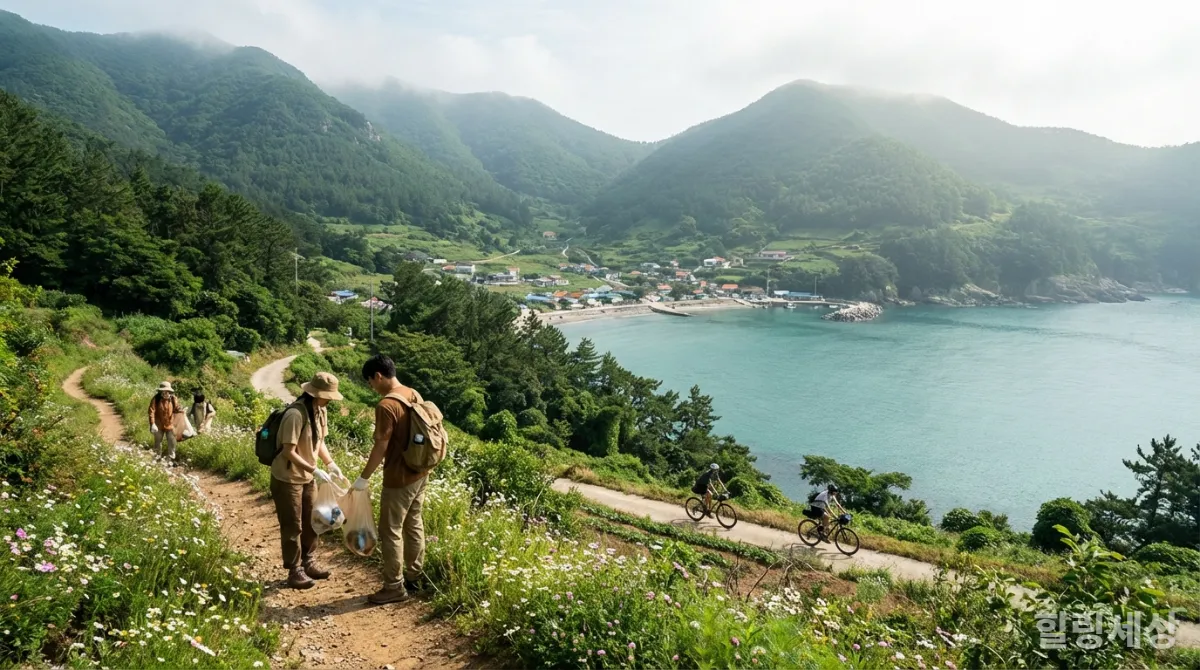 지속 가능한 여행을 실천하는 한국의 자연 풍경