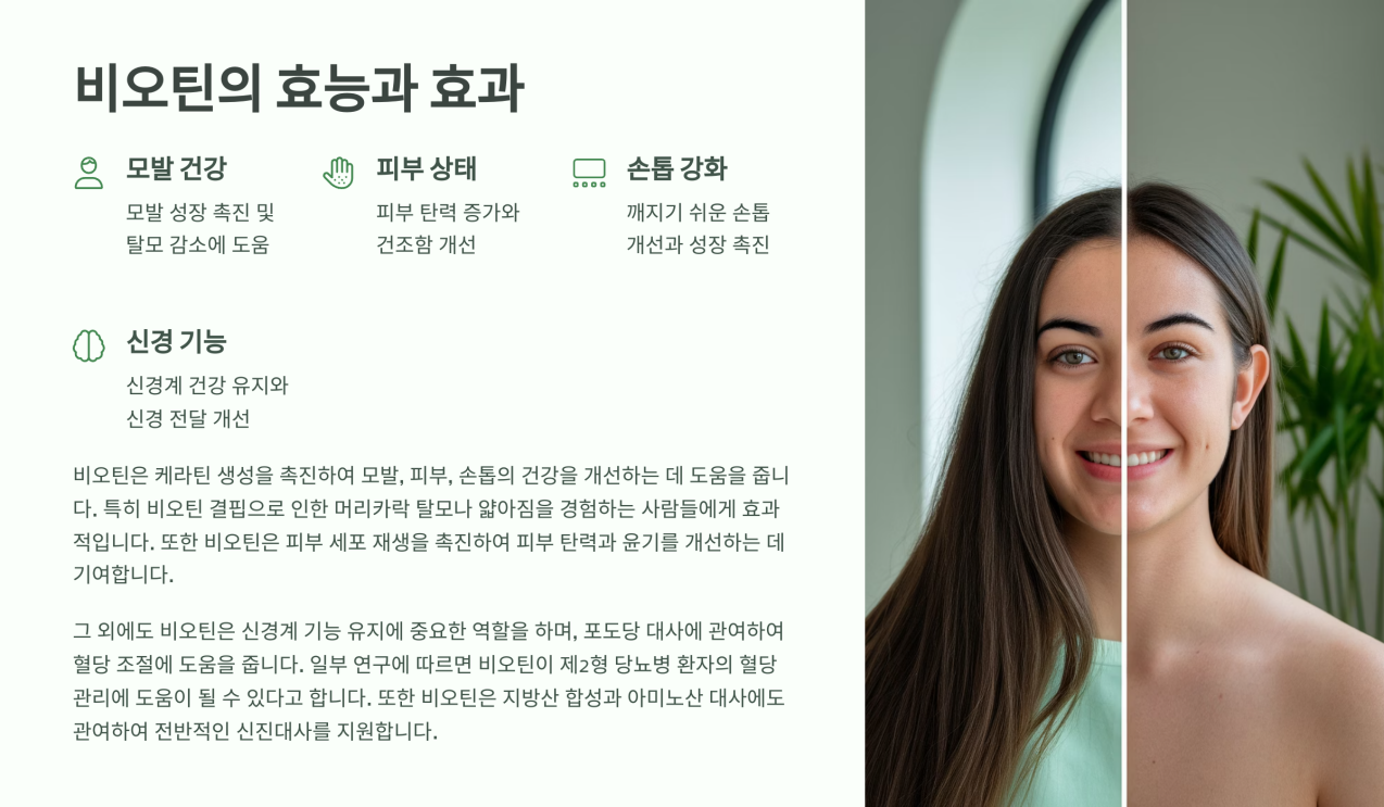 비오틴 하루 권장량 6