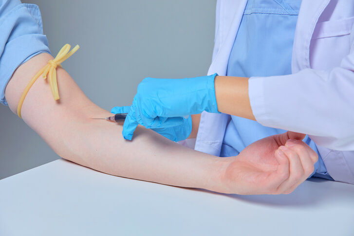 건강검진을 준비하는 사진