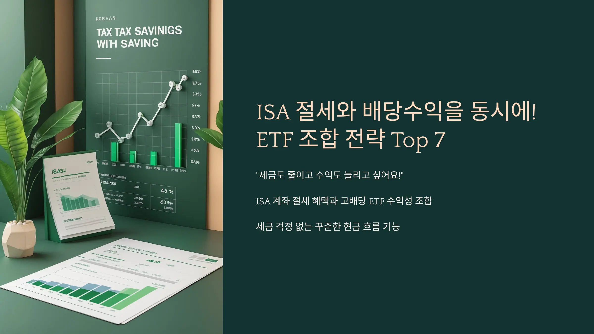 ISA 절세와 배당수익을 동시에! ETF 조합 전략 Top 7