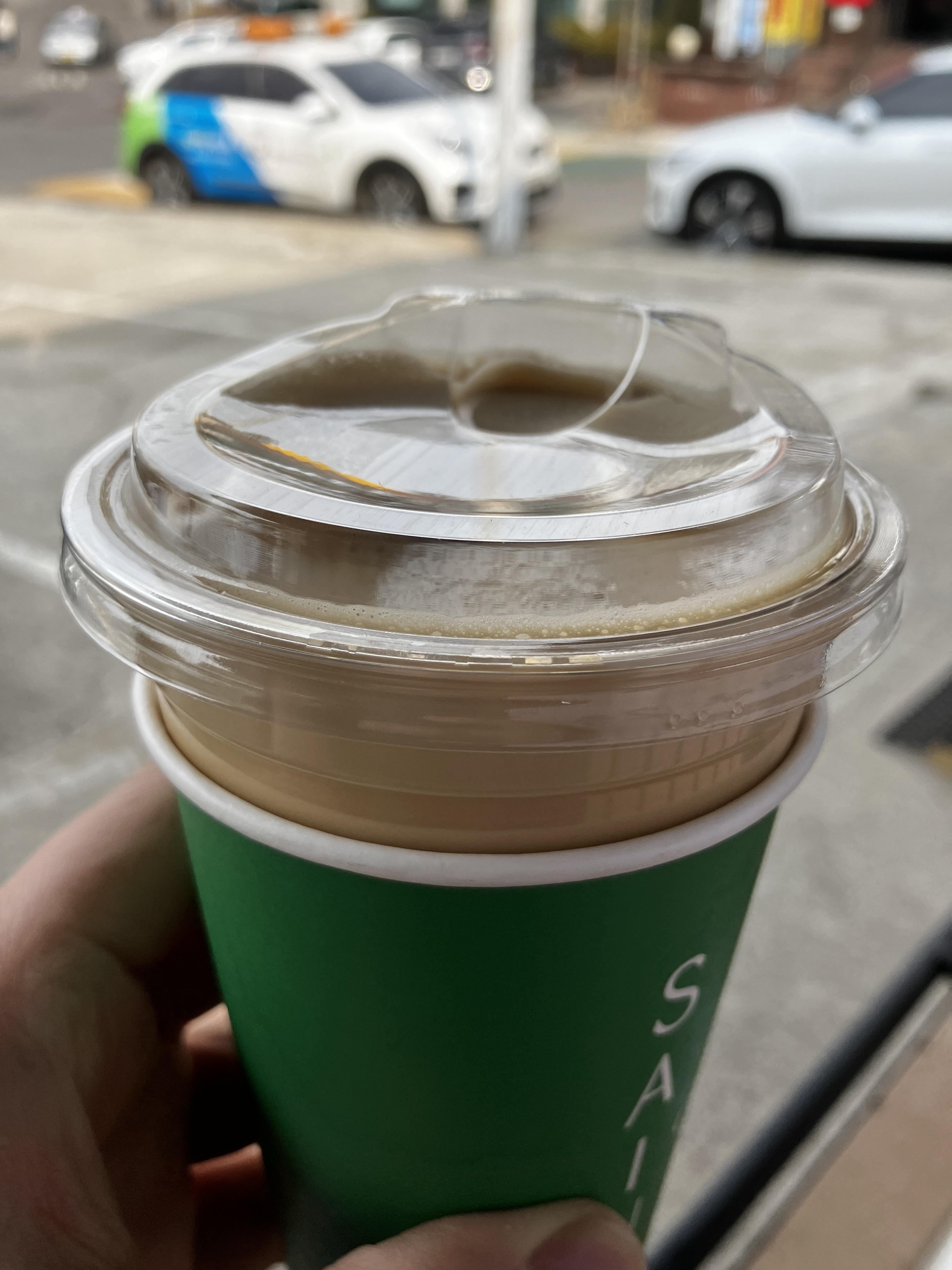 세인트커피 거품 아아