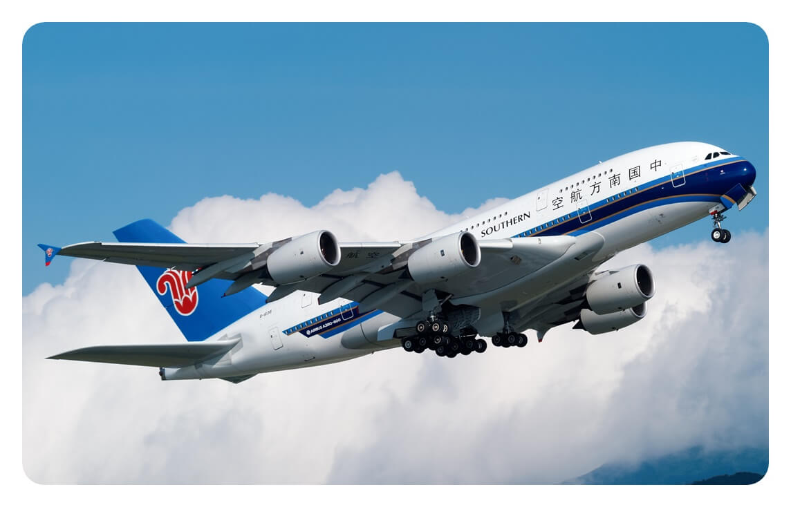 중국남방항공-A380-800-여객기-비행-사진