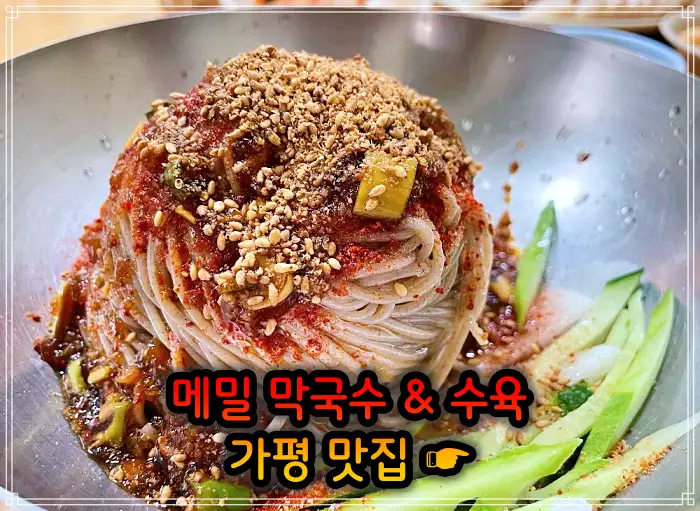 경기 가평 맛집 수도권 최고의 막국수