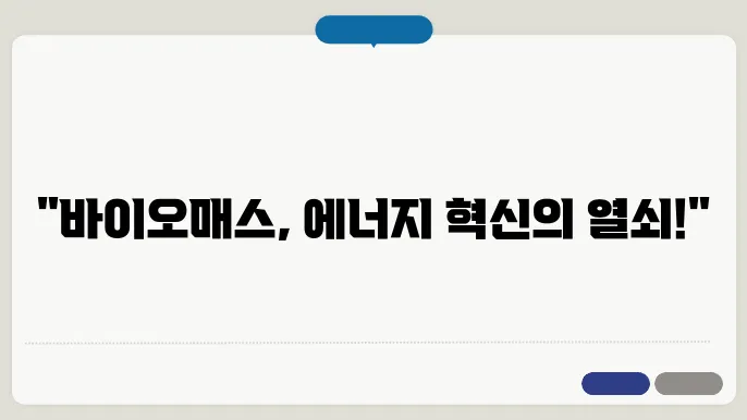 바이오매스 활용의 산업적 응용