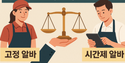 고정 알바와 시간제 알바의 비교 분석