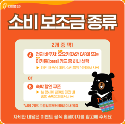 개인투어 여행지원금 이미지3