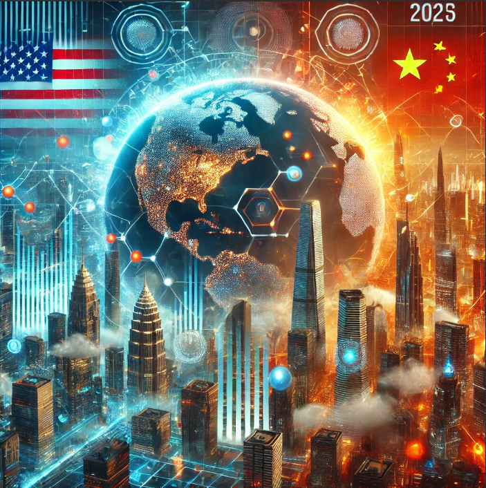 AI 관련 미국과 중국의 경쟁