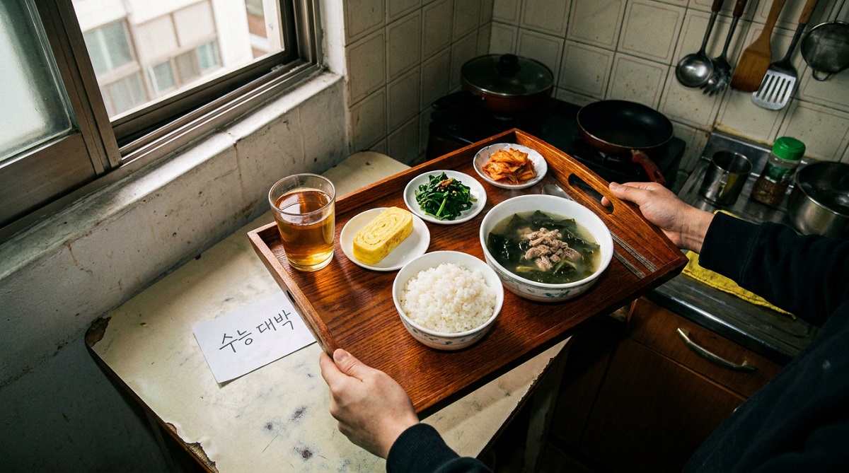 수능 당일 아침에 먹기 좋은 익숙하고 균형 잡힌 식사