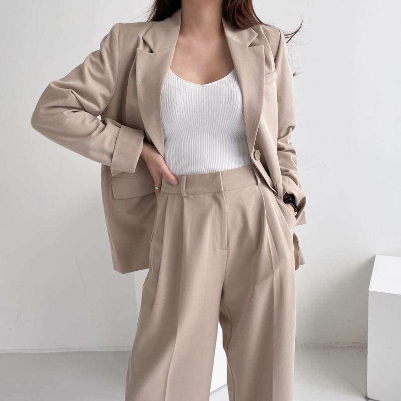 프롬유엘 여성정장세트 박민영수트 여자 세미정장 오피스룩 세트