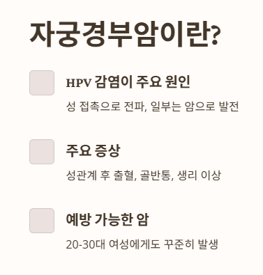 자궁경부암이란?