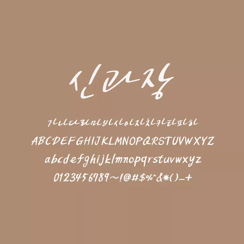 따뜻한 감성과 디지털의 정교함, 신과장(Shin) 폰트