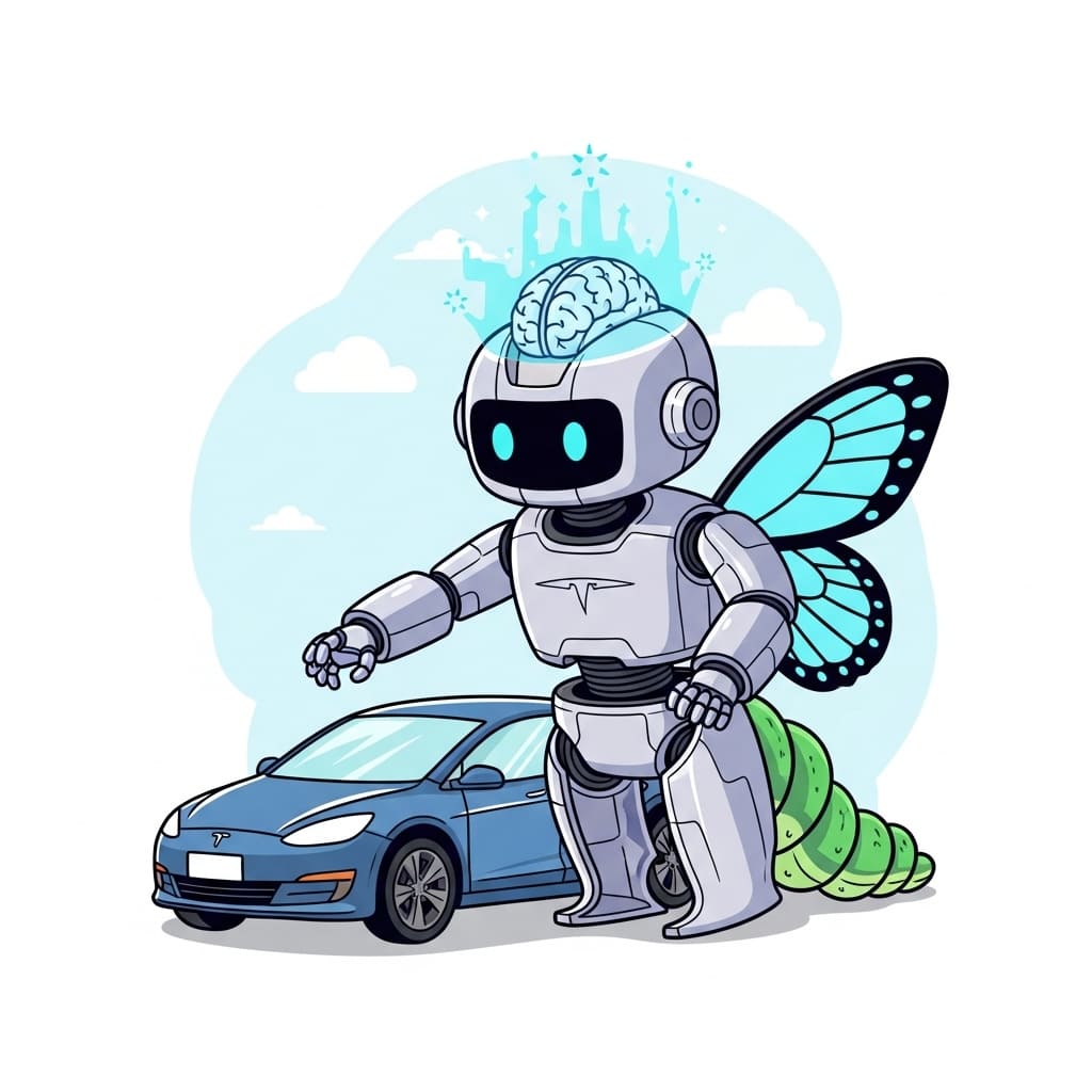 전기자동차 회사에서 AI 로보 회사로 변화하는 테슬라