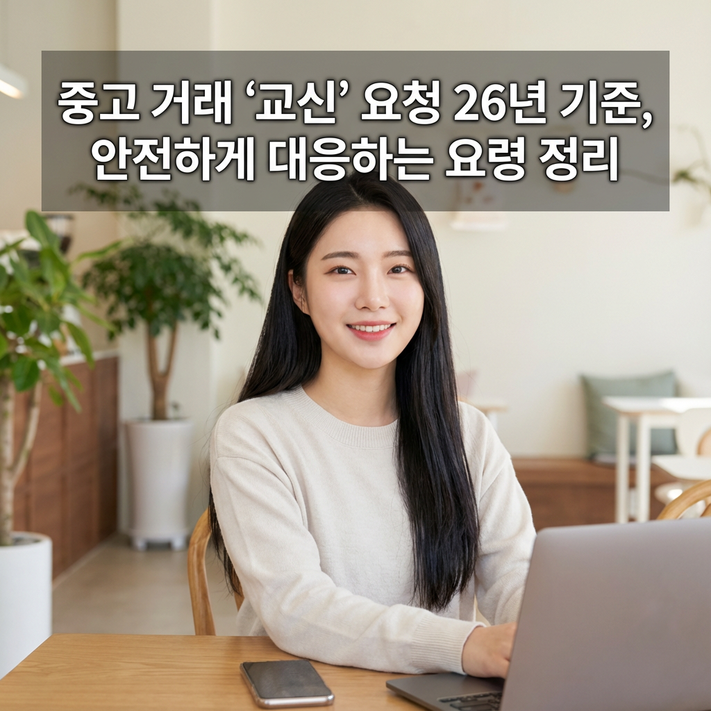중고 거래 ‘교신’ 요청 26년 기준 | 안전하게 대응하는 요령 정리