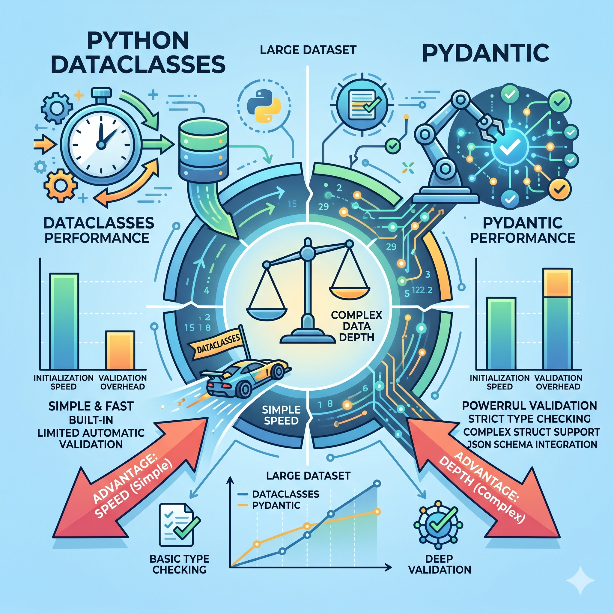 Dataclasses vs Pydantic
