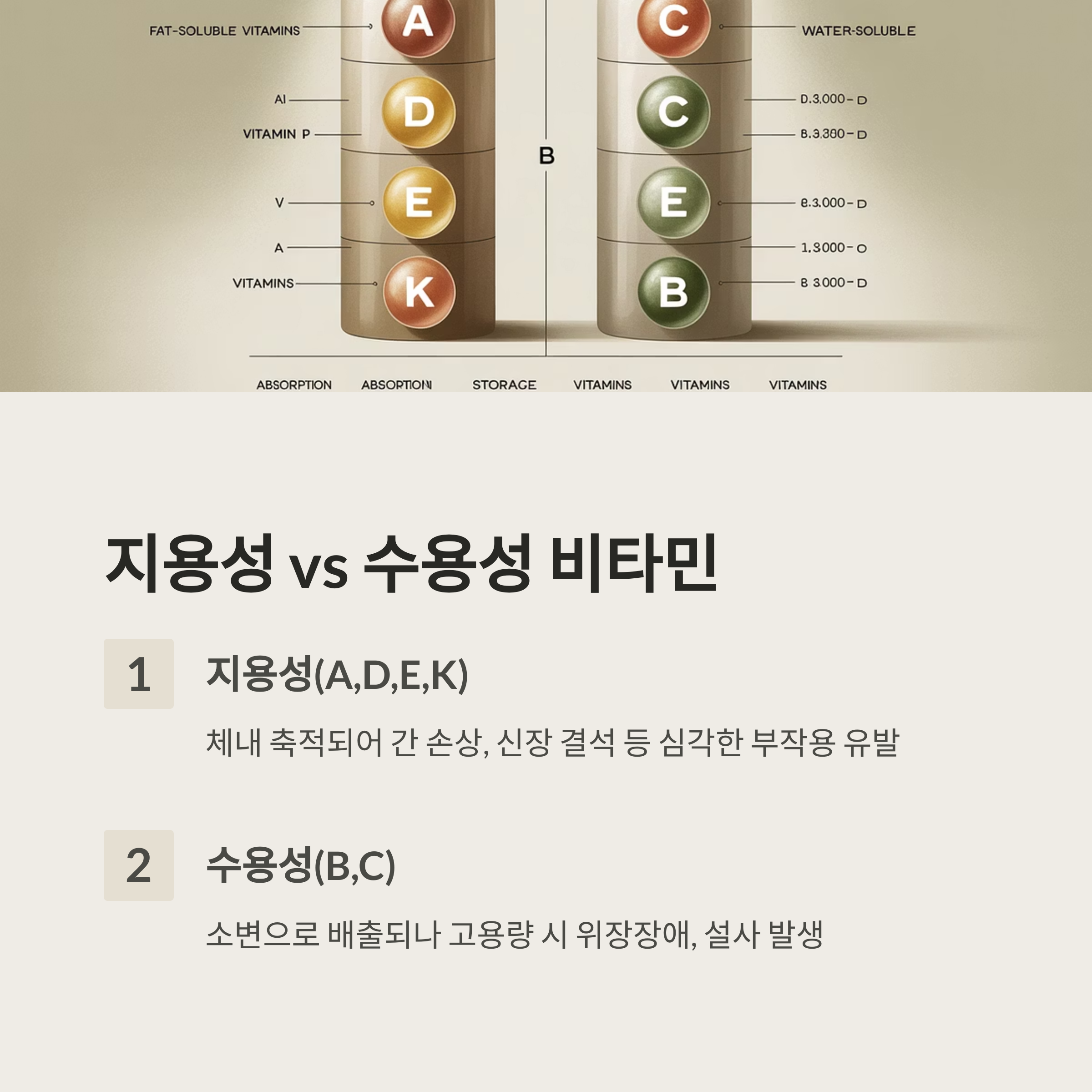 과다복용 시 나타나는 증상과 장기적 영향 관련 사진