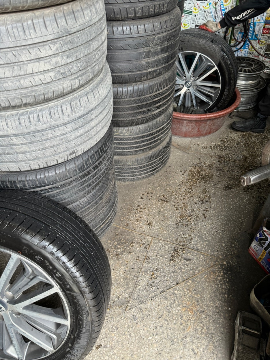 타이어 세척