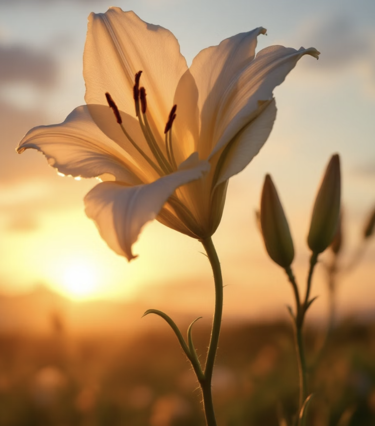 하루만 피고 지는 기다림