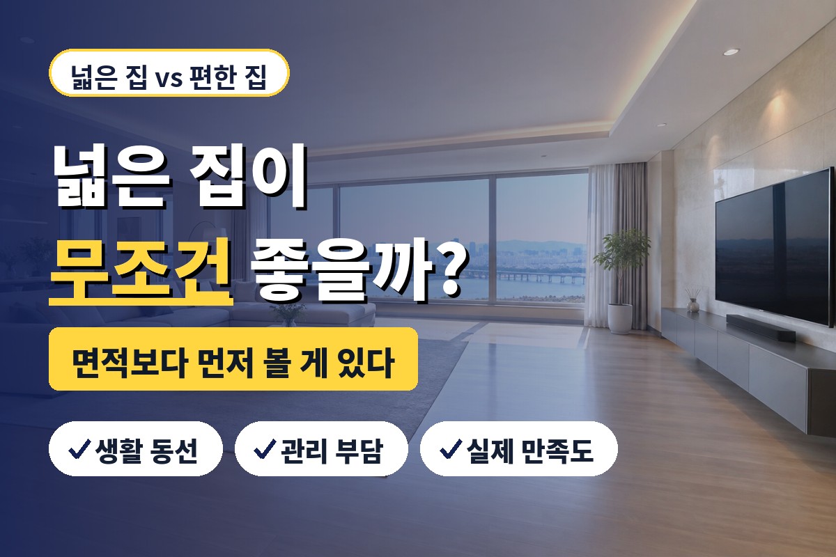 넓고 쾌적한 거실모습