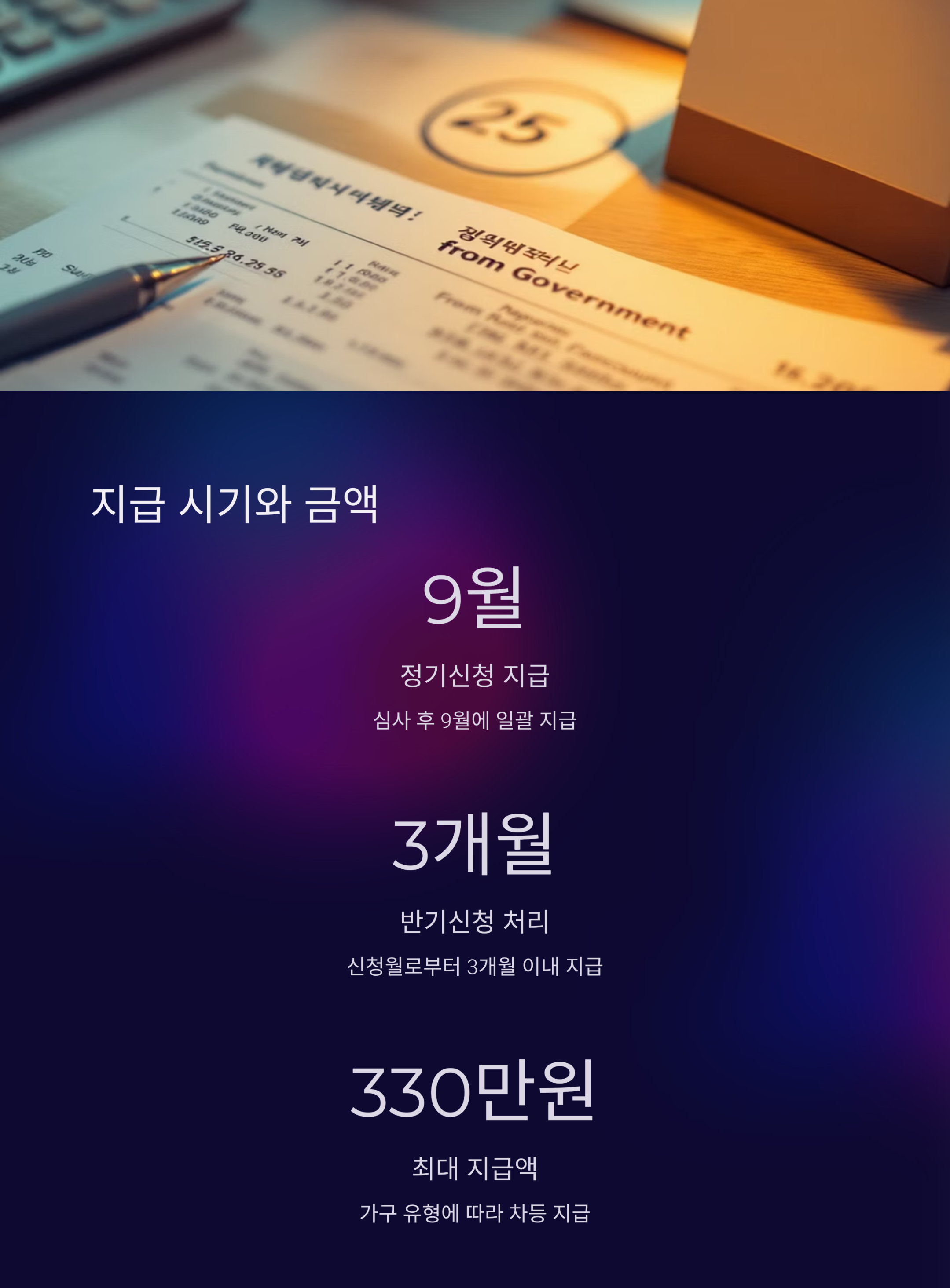 2025 근로장려금 신청기간 자격요건 총정리