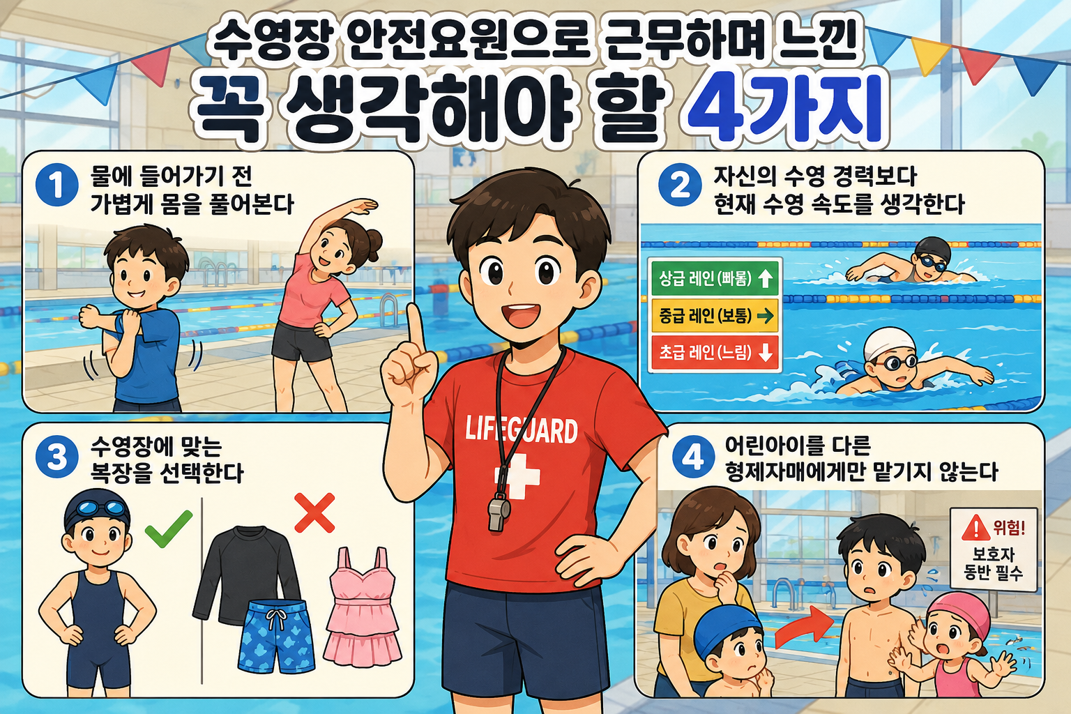 안전요원으로 근무하며 느낀 꼭 생각해야 할 4가지