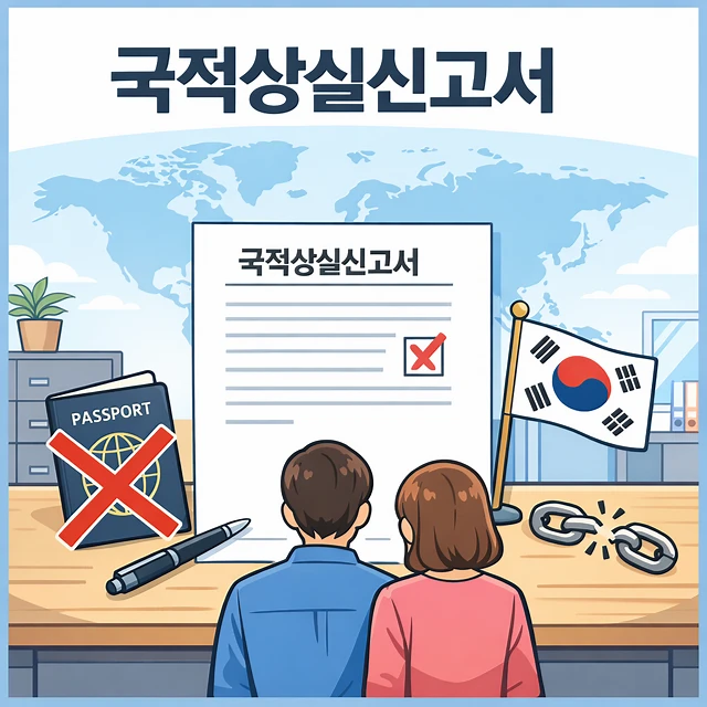 국적상실신고서 작성 요령과 법적 기재 사항