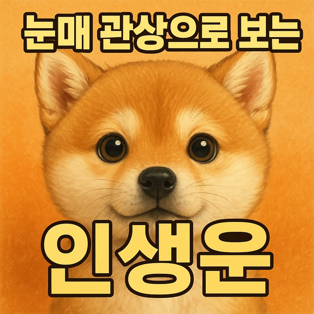 눈매 관상으로 보는 인생운 2025년 최신 해석법