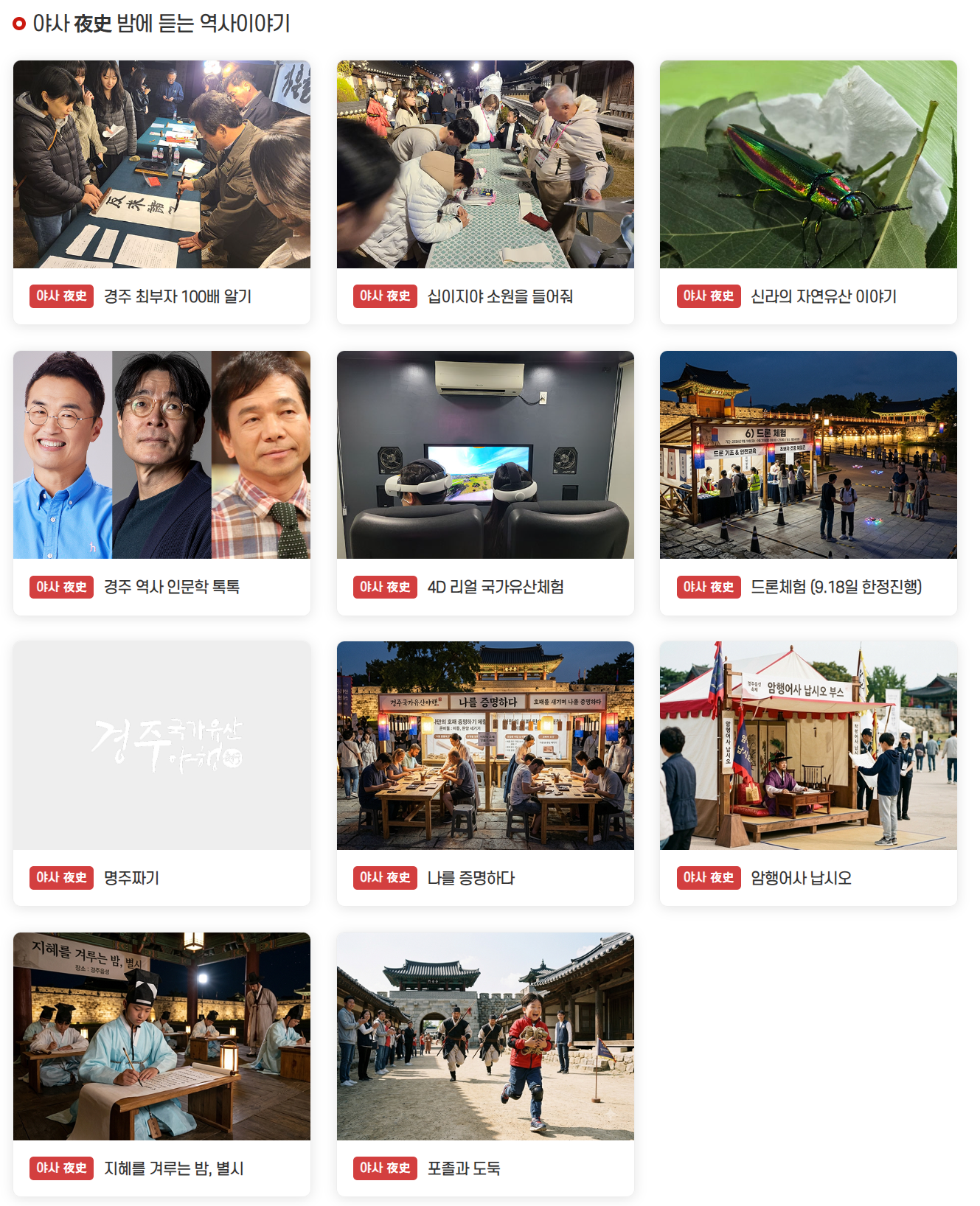 야사 : 밤에 듣는 역사 이야기 