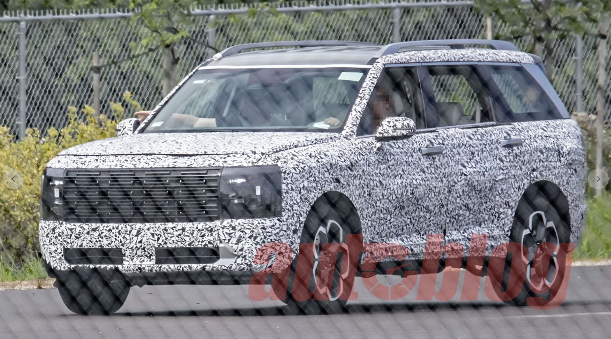 현대자동차 팰리세이드 풀체인지 테스트카 스파이샷