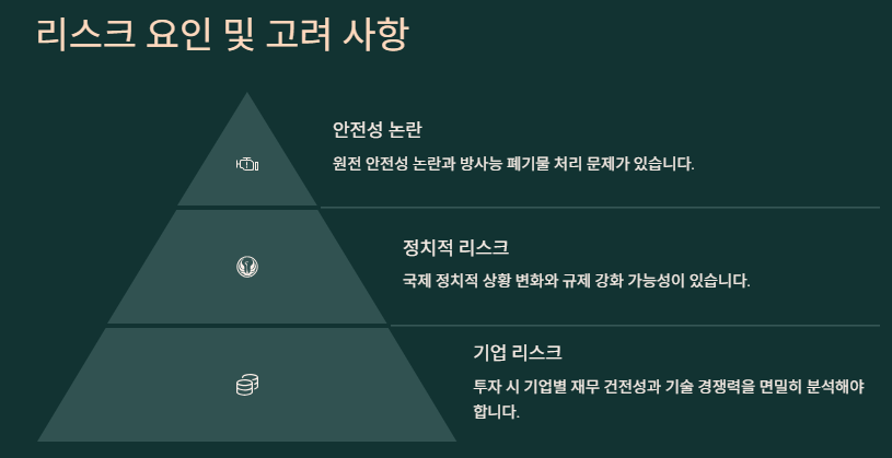 원자력 관련주 대장주 산업분석 및 투자전략
