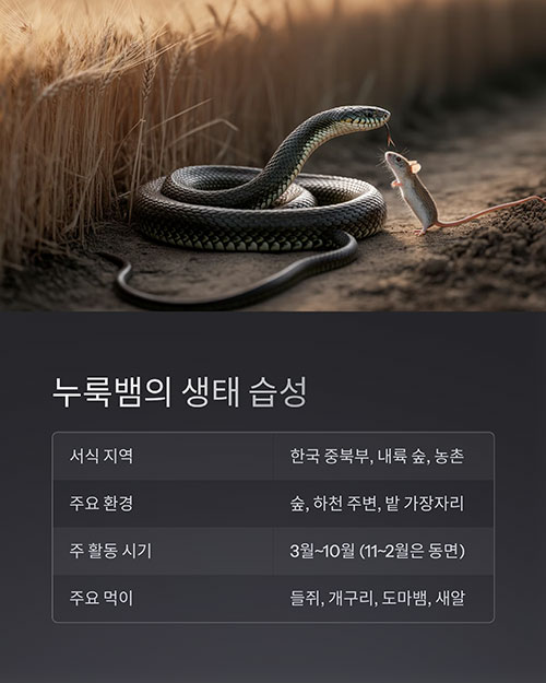 생태 습성 요약